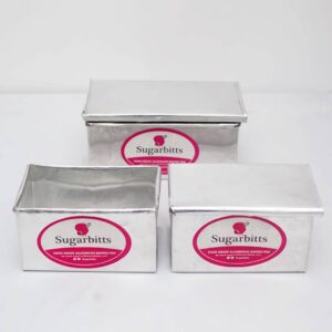 Bread Baking Pans with Covers (All Sizes) - 6by4by4